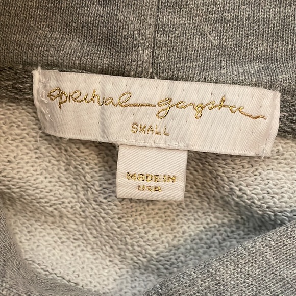 Spiritual gangster rainbow cropped hoodie size S - Picture 3 of 10